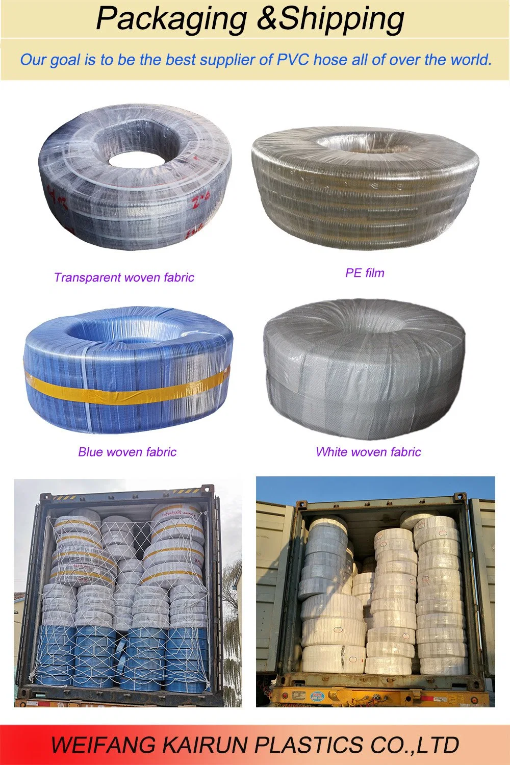 25mm/50mm/75mm/102mm Factory Supplier PVC Spiral Steel Wire Reinforced Water Pipe /Air/Rubber/Suction/Garden Hoses