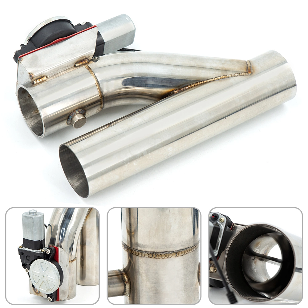 2&prime; 2.25&prime; 2.5&prime; 2.75&prime; 3&prime; Stainless Steel Exhaust Pipe Type Y 1 Drag 2 Cutout Pipe with Switch Button Dyys