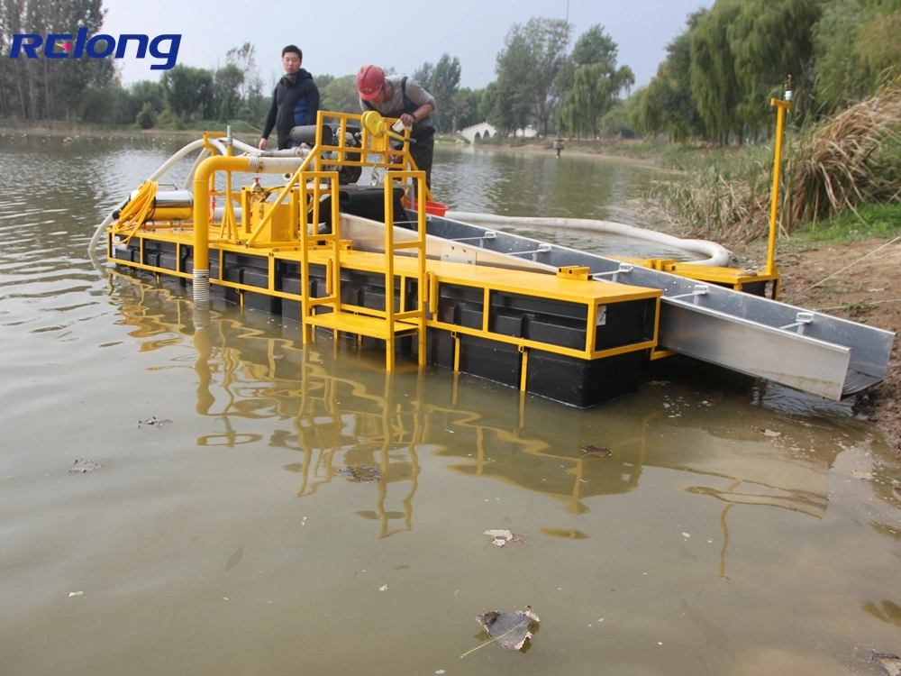 Relong Mining Machine Portable Sand Dredger River Sand Dredging Machinery Gold Dredge Equipment