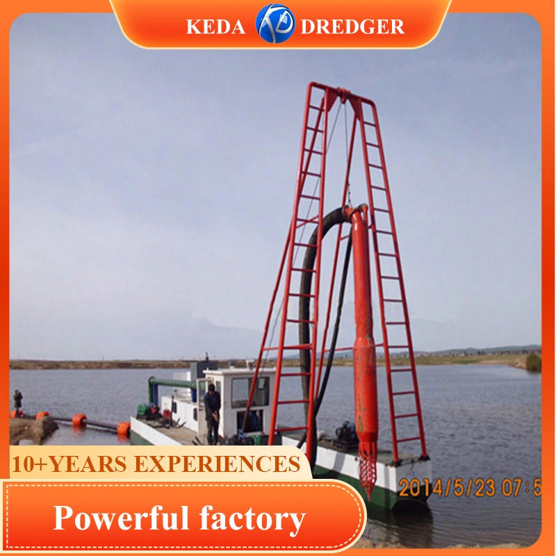 Keda Hydraulic Jet Sand Suction Dredger for River Sand Gold Dredging