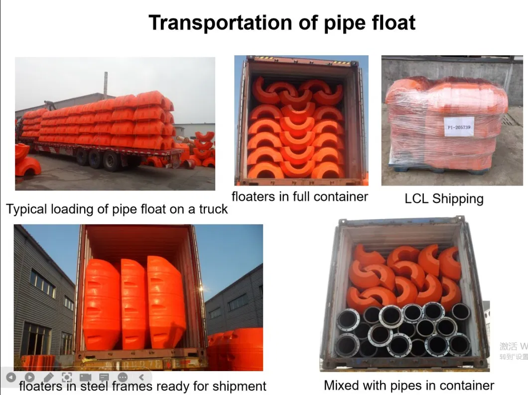 PE Buoy Pipe Floats Floating Pipeline for Dredging