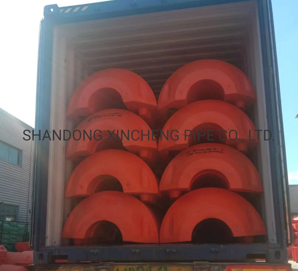 Plastic Dredging Pipe Floating for Offshore Discharge Project