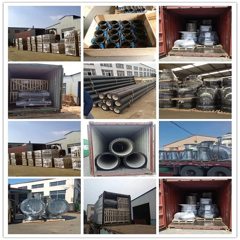 Flanged Pipe Ductile Iron En545 ISO2531 HDPE Flanged Pipe for Dredger with Various Diameter