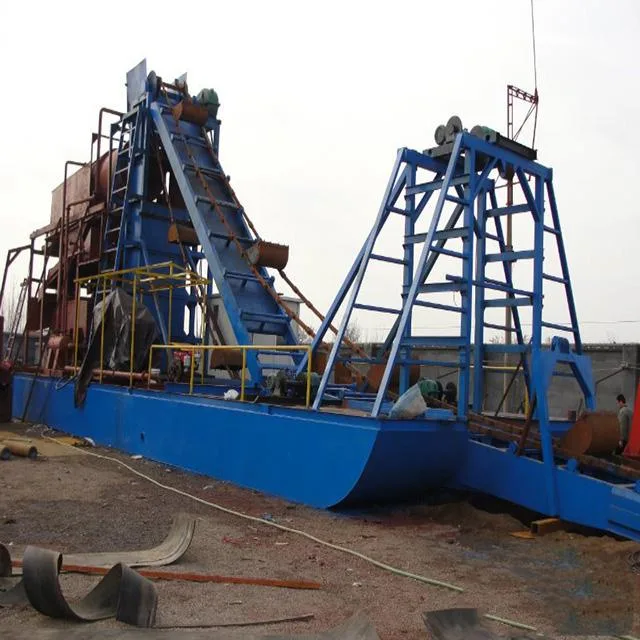 Mud/Sand/Ore Dredger with Gearbox/Transport Pipe/Hydraulic Engine/Rinsing Wheel/Reamer Head in Sea/River/Lake