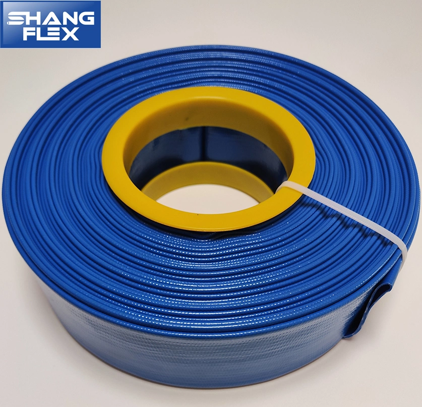 PVC Layflat Discharge Hose Pipe 1-16 Inch for Water Drain Pump Agriculture Irrigation Pool Backwash Plastic Lay Flat Hose