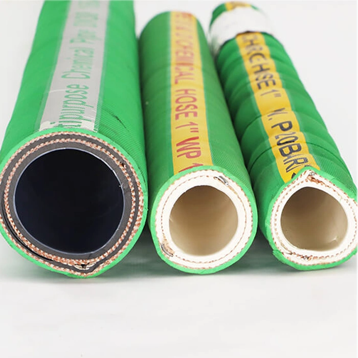 Industrial Flexible Chemical Suction and Delivery Corrugated Rubber Hose