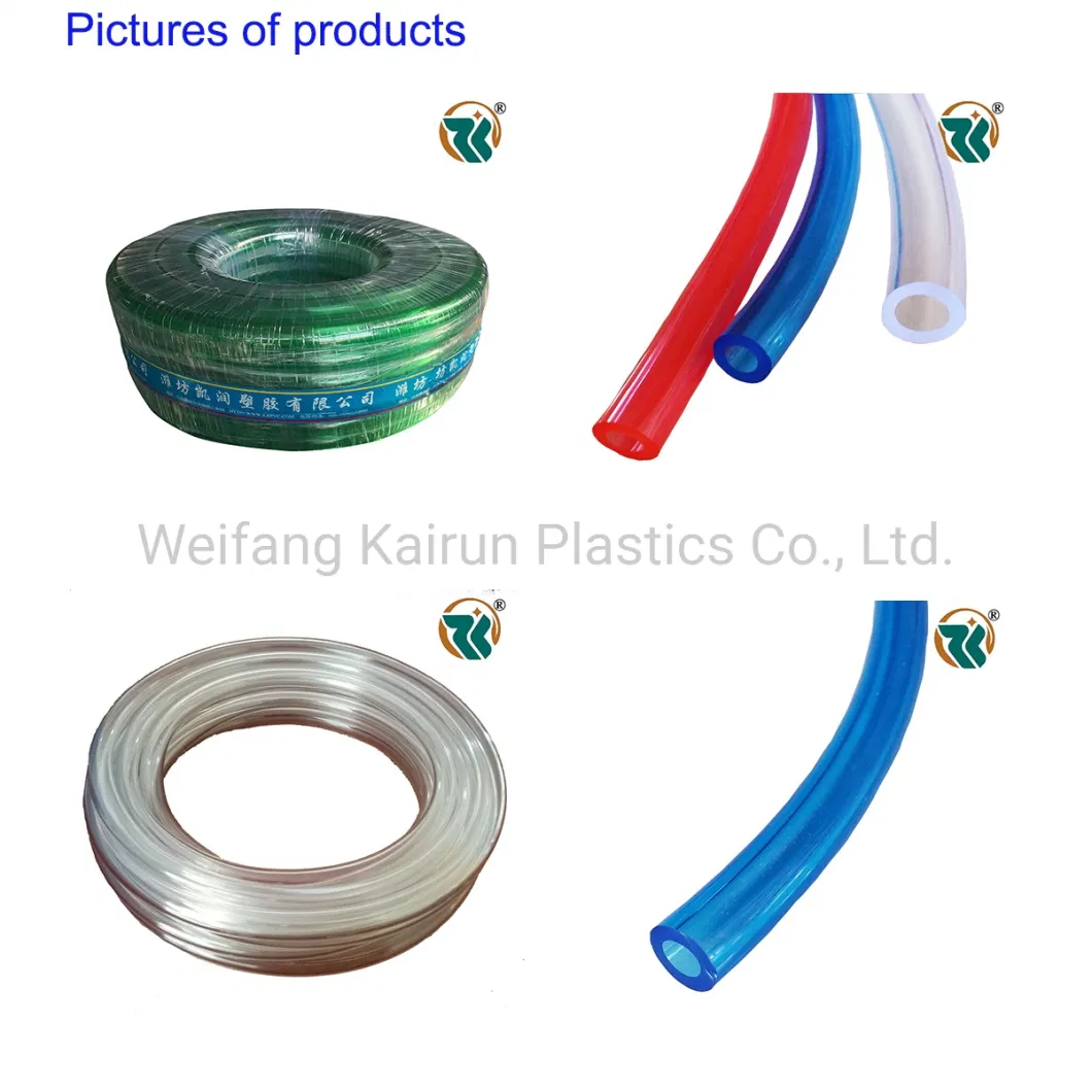 6mm/8mm/10mm/12mm/15mm/19mm/25mm/32mm/38mm/50mm Bendable Colorful Various Size Soft Transparent PVC Pipe Tube Hose