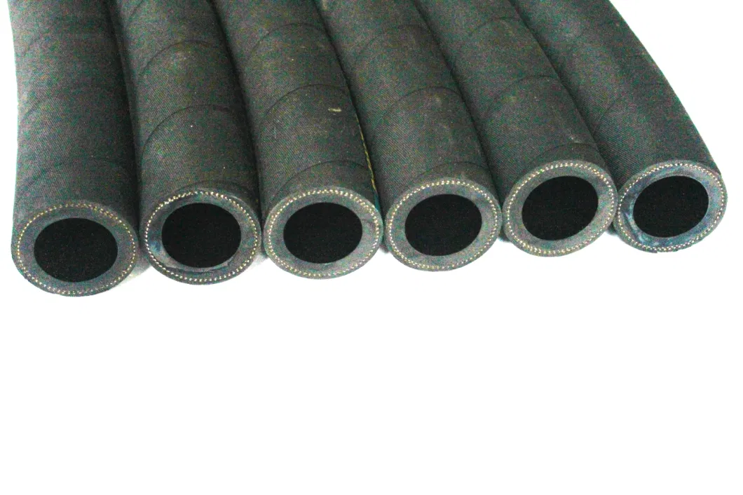 Customized Black Wrap Surface R4 Hose Industrial Water Oil Suction and Delivery Rubber Hose with High Pressure