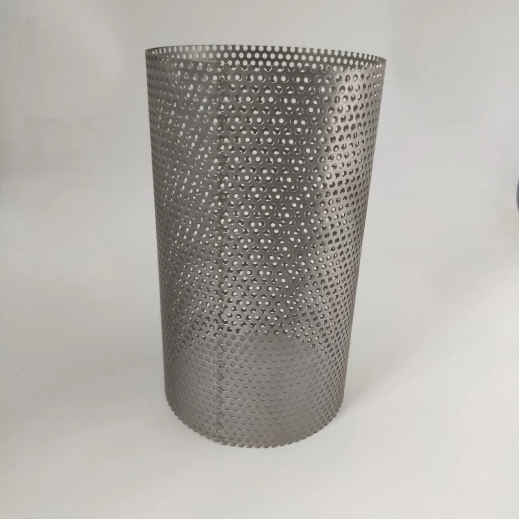 Customized Stainless Steel Filter Core Cylindrical Industrial Filter Tube
