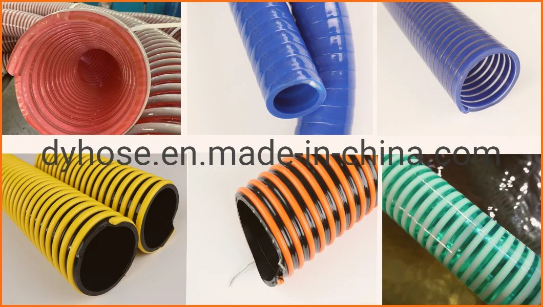 Rigid Flexible Wall 50mm PVC Vacuum Water Suction Hose for Swimming Pool
