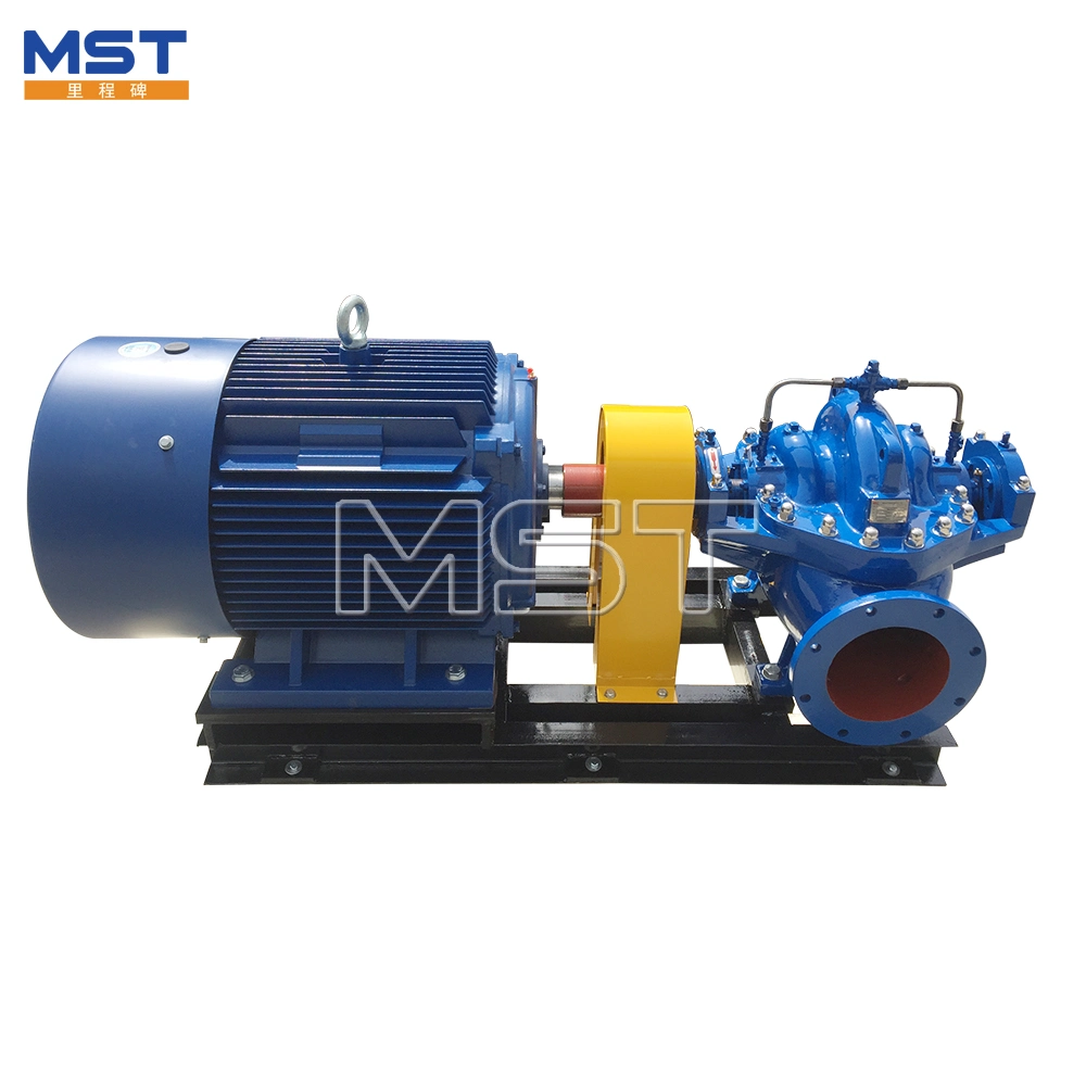 45 HP 3 Inch Diameter Split Case Double Suction Pressure Electric Centrifugal Water Pump for Irrigation Water Supply with Hose