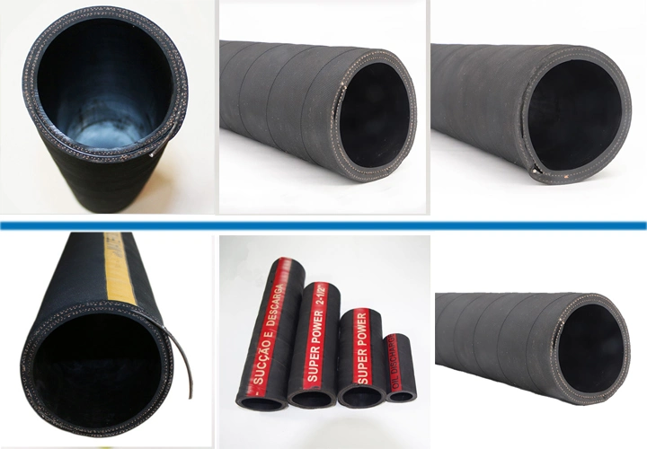 Heavy Duty Reinforced Water Pump Suction Discharge Rubber Hose