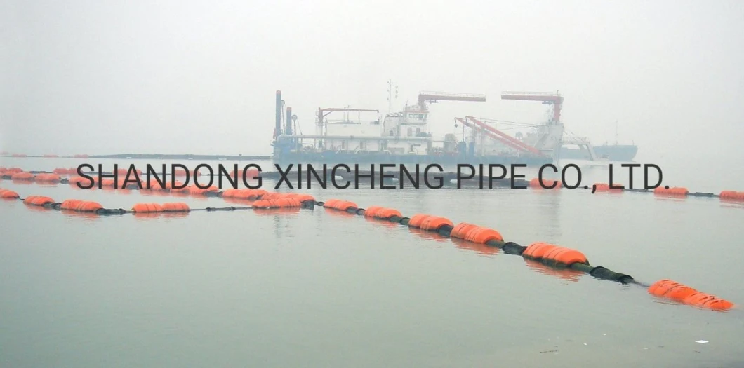 High Quality Dredger PE100 HDPE Pipe with Both Ends Flanges and Steel Ring