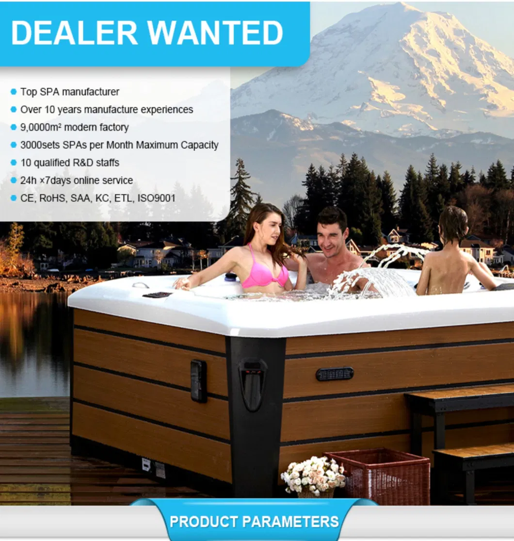 Hot Sale Relax Hot Tub SPA Bath 5person Outdoor Whirlpool Hot Tub with 42 Jets
