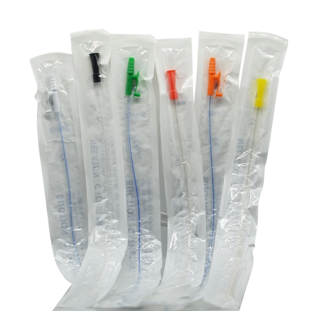 Super Soft Disposable Transparent Individual Packaging Medical Sterile PVC Sputum Suction Tube