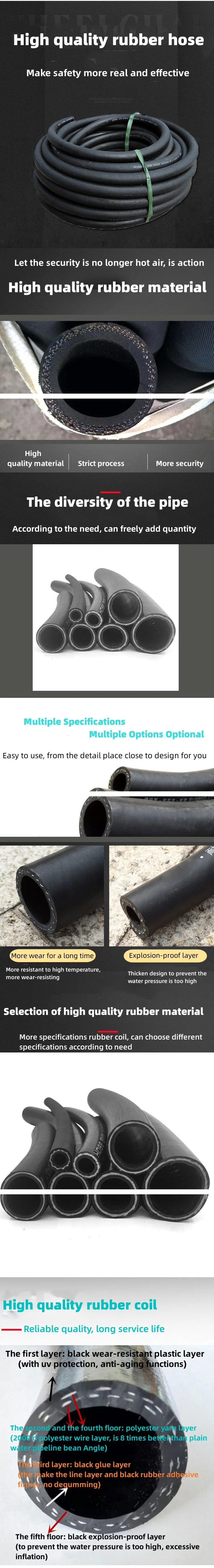 1 1/4&quot; Made in China Wear-Resistant and Pressure-Resistant Large-Diameter Suction and Discharge Pipe