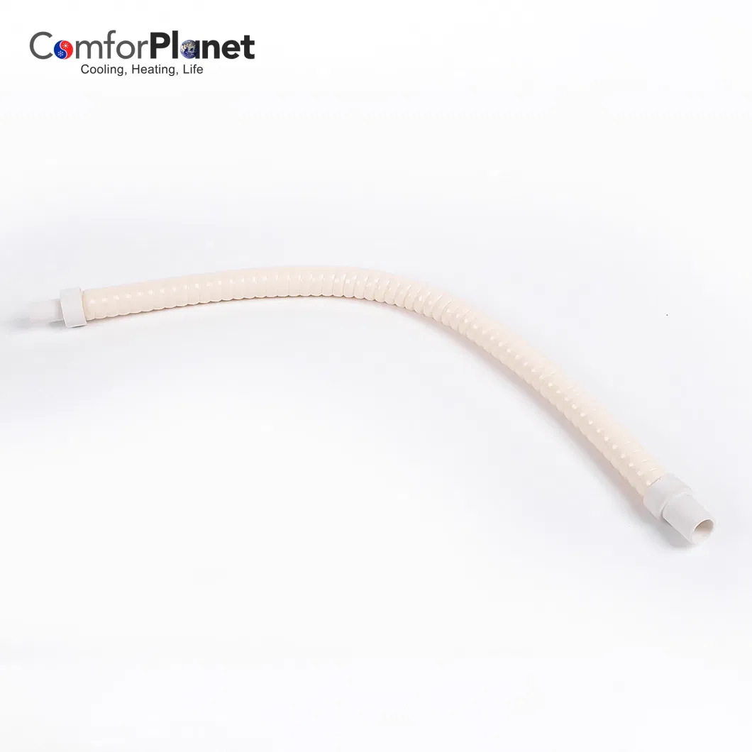 White Round PVC Plastic Rubber Flexible Water Connector 50m Air Conditioner Flexible Drain Hose
