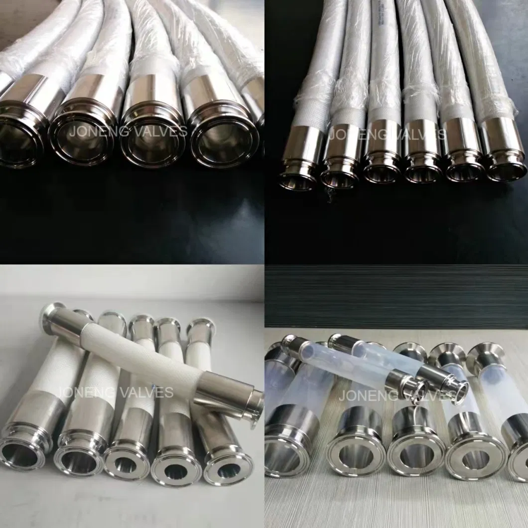 Sanitary Grade Stainless Steel Wire Reinforced High Purity Silicone Exhaust Pipe