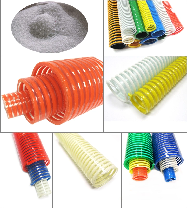 Abrasion Resistant PVC Helix Discharge Oil Drain Suction Hose