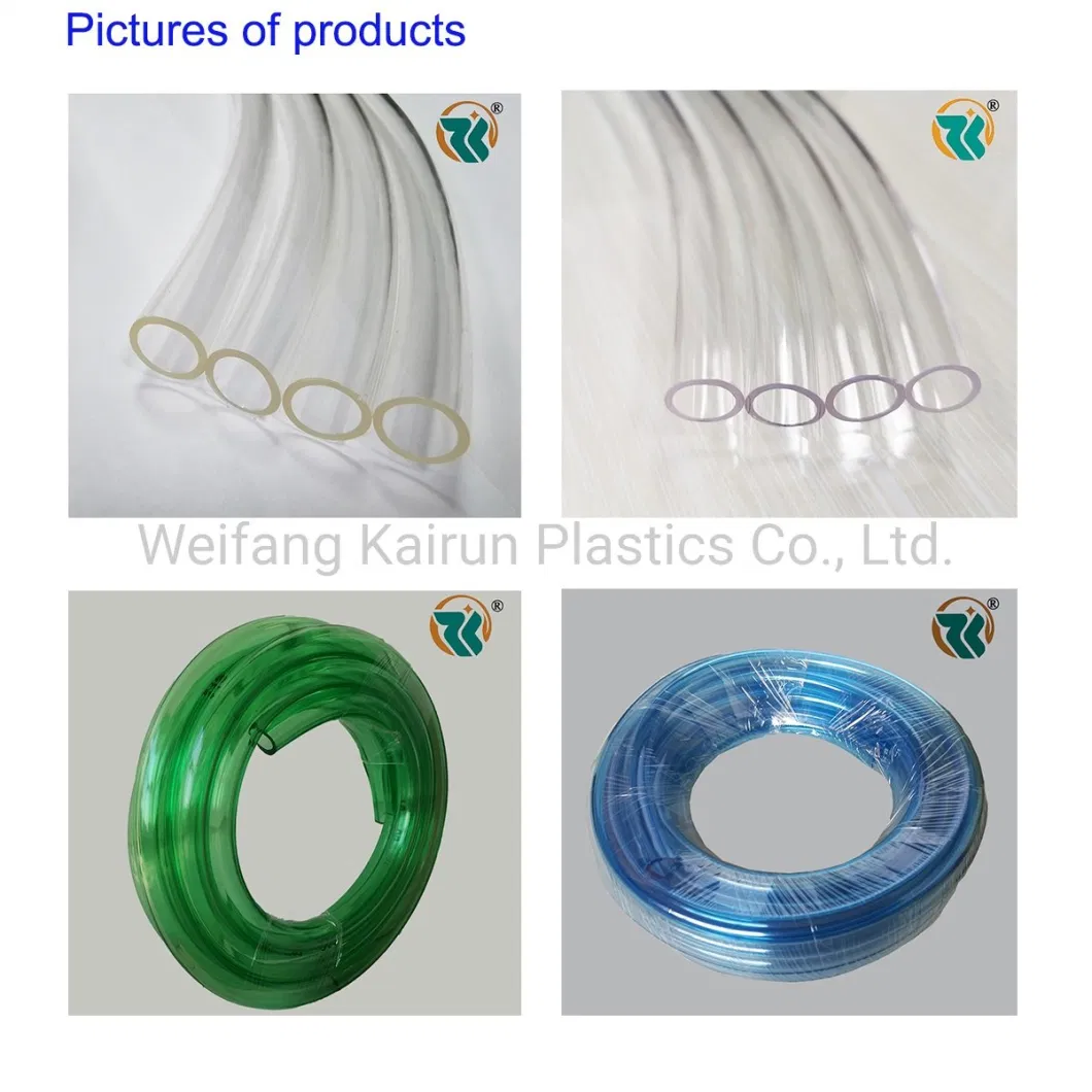 6mm/8mm/10mm/12mm/15mm/19mm/25mm/32mm/38mm/50mm Bendable Colorful Various Size Soft Transparent PVC Pipe Tube Hose