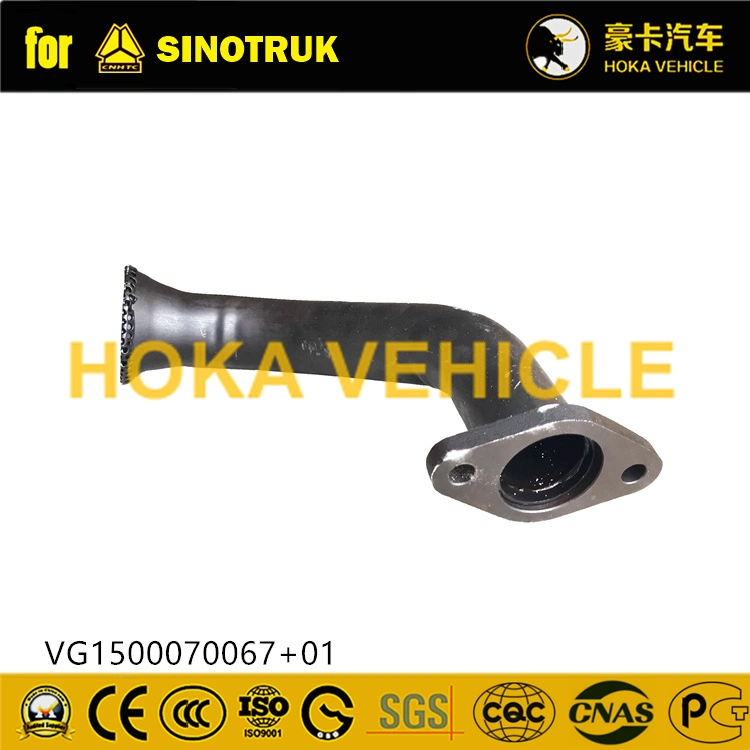 Original Sinotruk HOWO Truck Spare Parts Oil Pump Suction Pipe Vg1500070067+01