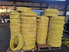 Factory Directly Sale Flange Joint Braided En 856 4sp V0LV0 Flexible Hydraulic Hose for Excavator