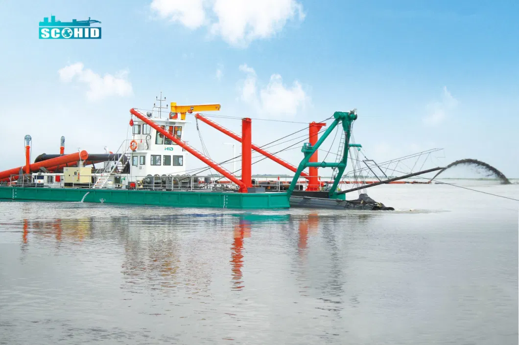 Sco HID-CSD500 20inch Cutter Suction Machine Dredging Equipment for River Sand Mining Project