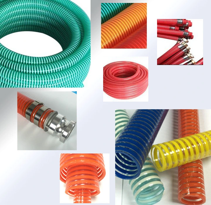 High Pressure PVC Helix Pump Suction Drain Hose for Water