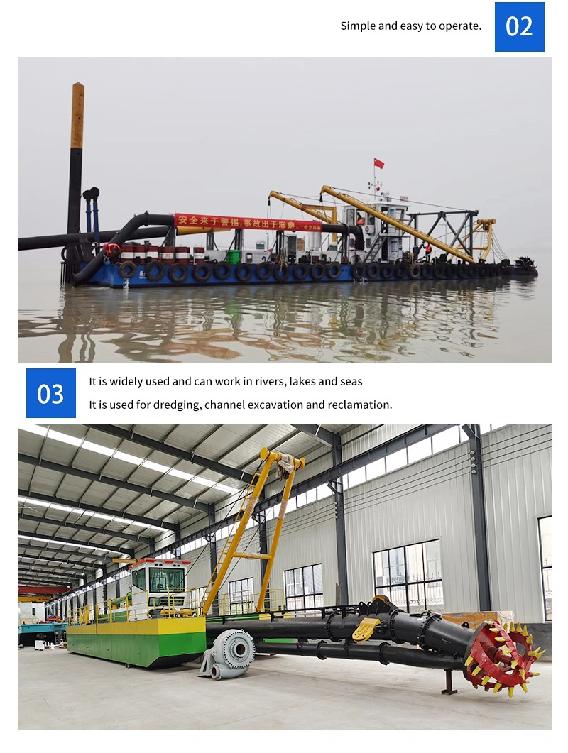 Professional 20 Inch Sand Mining Cutter Suction Dredger on Selling