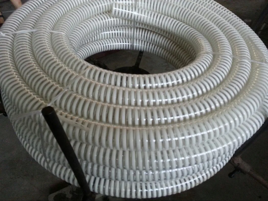 Helix Vacuum Abrasion Resistant PVC Heavy Duty Suction Discharge Hose