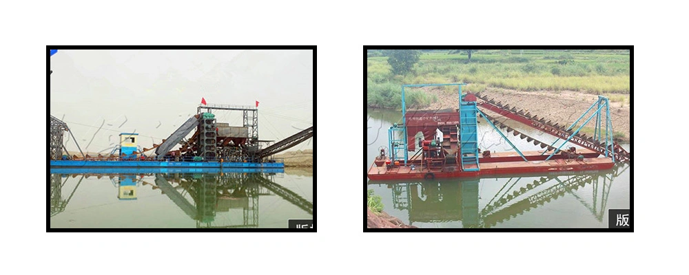 Gold Mining Machine Bucket Ladder Dredger for Diamond Dredging