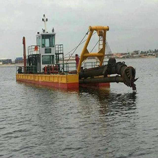 Various Size Grass Cutter/Sand Washer Dredger with Hydraulic Engine/Pump/Transport Pipe/Rinsing Wheel