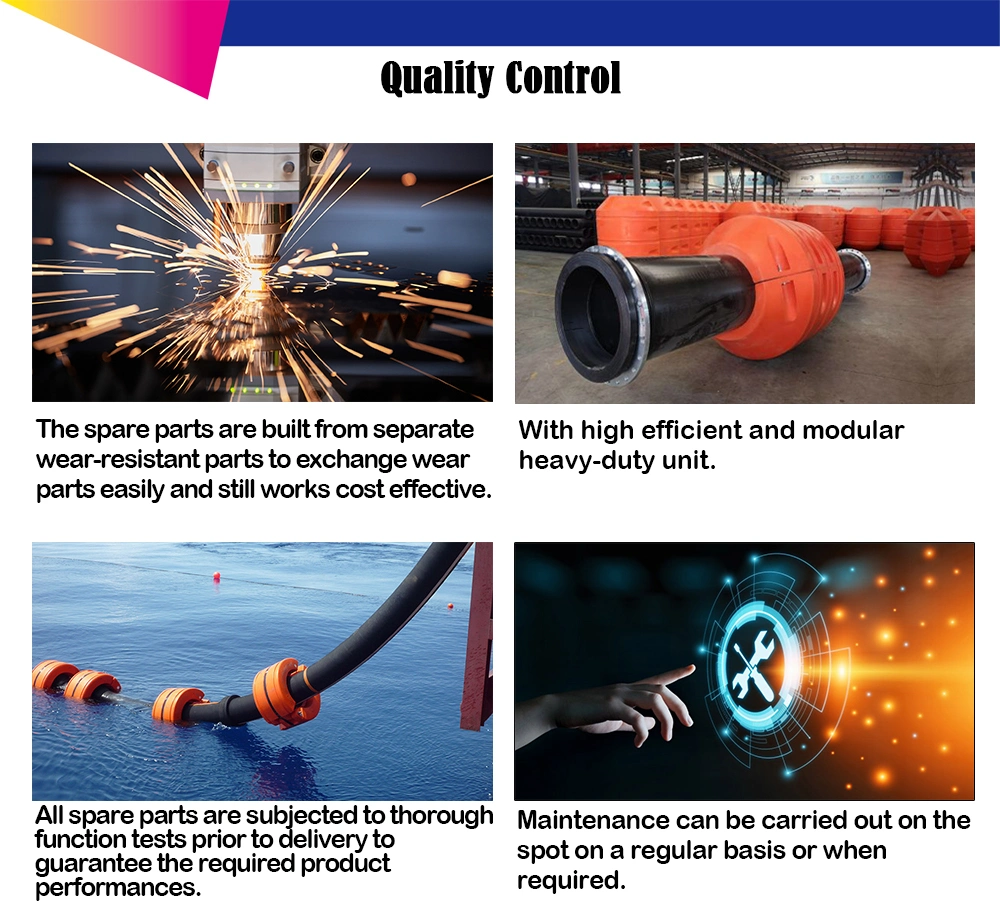 All Working Conditions Self Floating Discharge Lines Dredging Hose