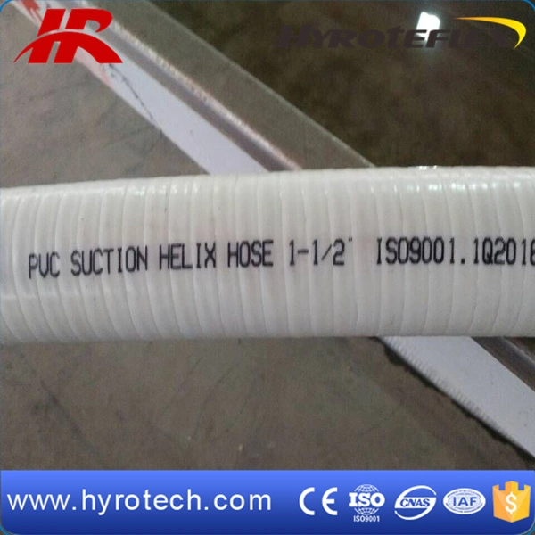 White PVC Suction Water Hose PVC Sch 40 SPA Flex Hose