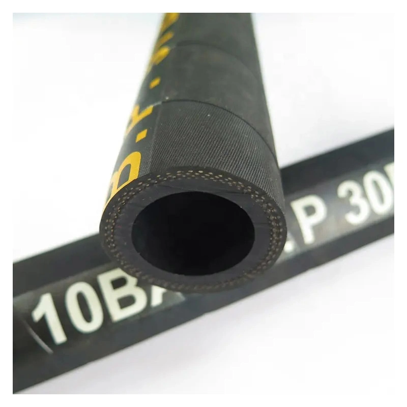 Low Pressure Custom EPDM Rubber Heat Resistant Drain Hose Flexible Rubber Black Bellow Hose