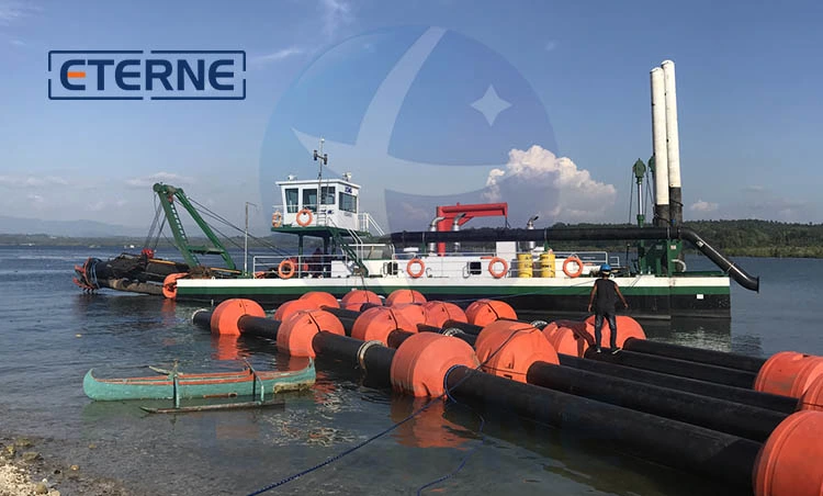 Big Dredging Depth Portable Dredger Cutter Suction Dredger with Submersible Pump