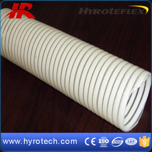 White PVC Suction Water Hose PVC Sch 40 SPA Flex Hose