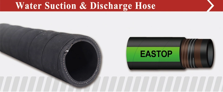 Heavy Duty Reinforced Water Pump Suction Discharge Rubber Hose