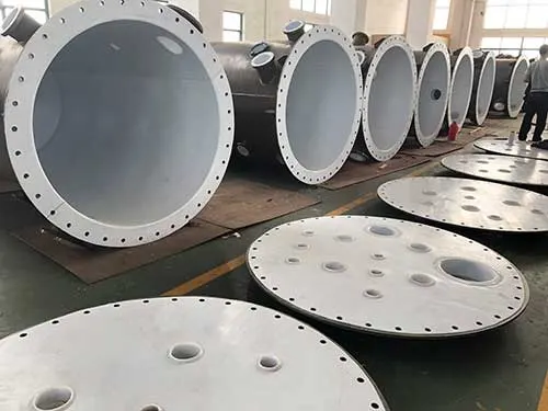 PTFE HDPE PP PE Po Lined Carbon Steel Pipe with Flange as Anti-Corrosion and Wear-Resistant Pipe