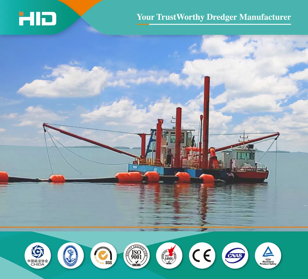 Dredging Equipment 14m Dredging Depth CSD Dredger 3500m3/H for Sale