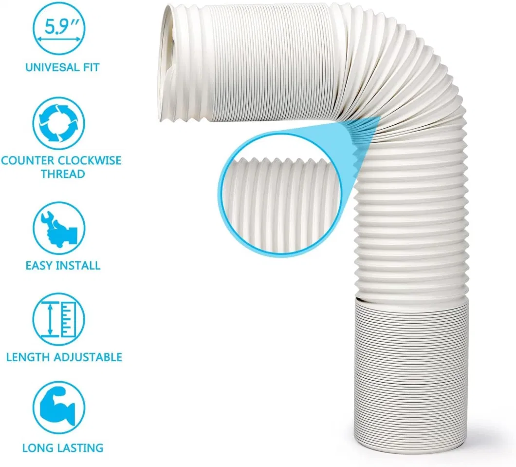 Customized High Quality 2-12 Inch Exhaust Duct Flexible Air Conditioner Suction Hose