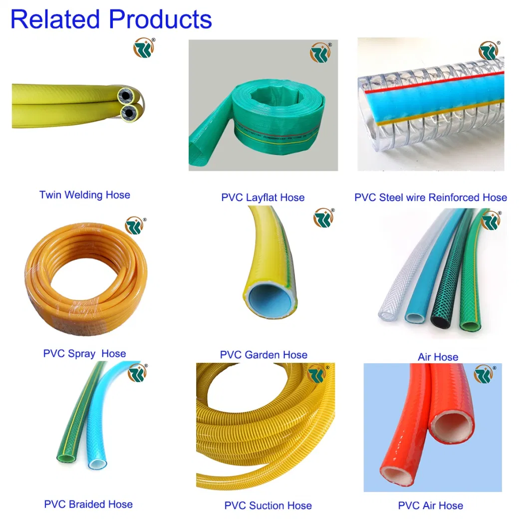 6mm/8mm/10mm/12mm/15mm/19mm/25mm/32mm/38mm/50mm Bendable Colorful Various Size Soft Transparent PVC Pipe Tube Hose