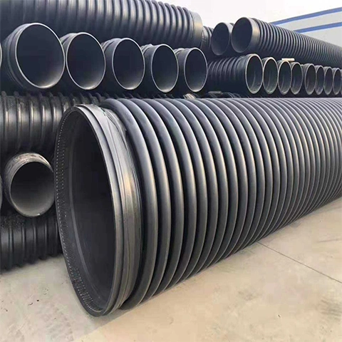 HDPE Hollow Wall Winding Pipe Water/Plastic Tube Light Weight Corrugated Sewage Pipe for The Agricultrue Irrigation System