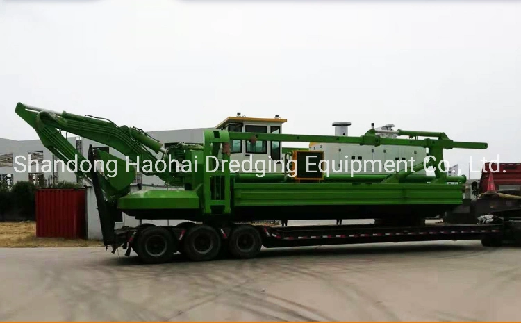 China Famous Brand HID Portable Amphibious Dredger for City River Cleaning