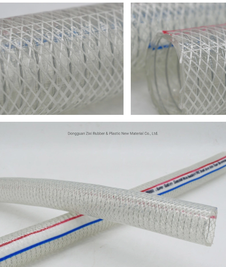 Clear Steel Wire Reinforced Suction Hose PVC Spring Hose