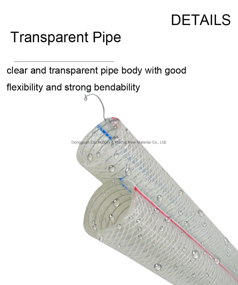 Clear Steel Wire Reinforced Suction Hose PVC Spring Hose