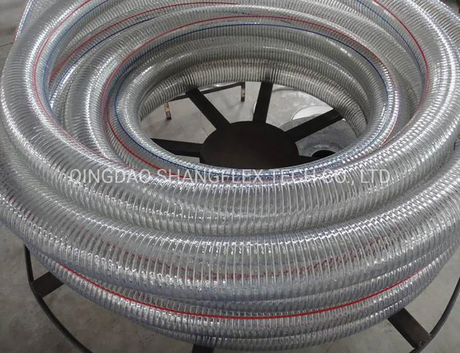 PVC Flexible Rigid Spiral Helix Water Pump Suction Hose with Smooth Surface