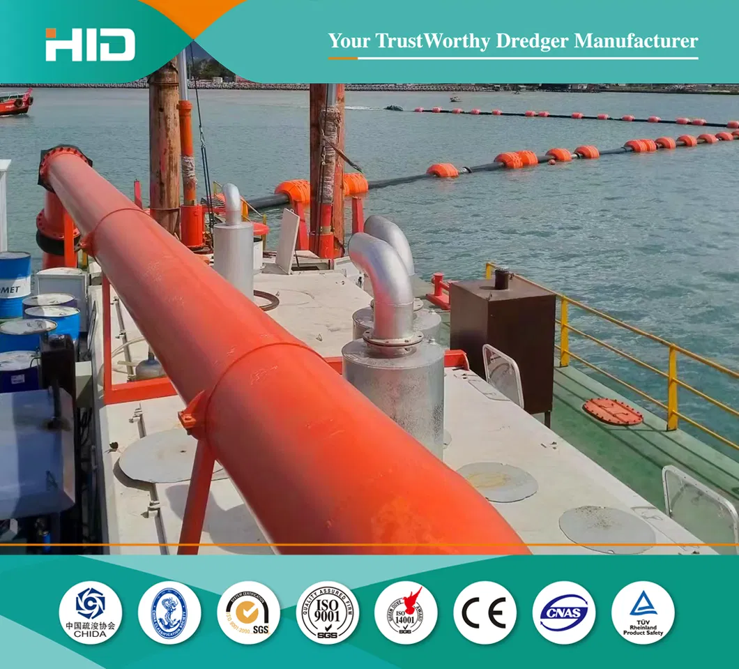 Dredging Equipment 14m Dredging Depth CSD Dredger 3500m3/H for Sale