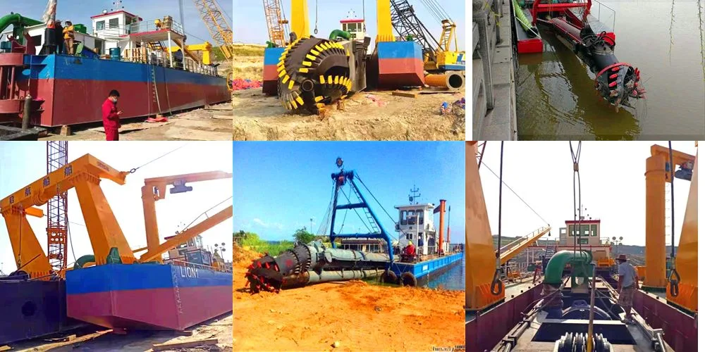 Sand Dredging Machine Hyadraulic Gold Dredge Cutter Suction Dredger