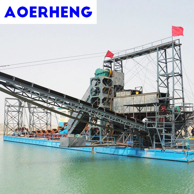 Small Size Professional Chain Bucket Mining Dredger for Gold Diamond